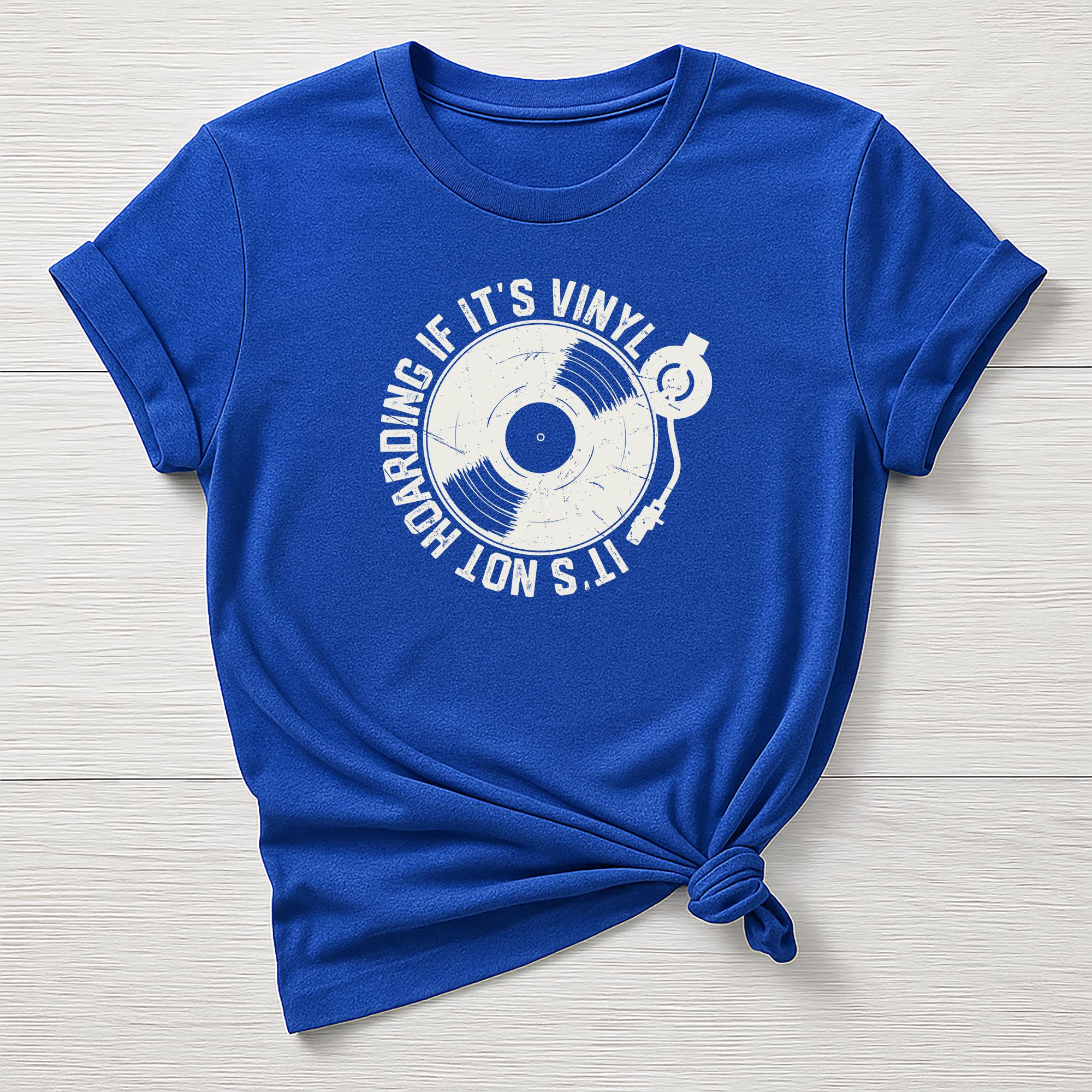 Music T-Shirt : Its Not Hoarding if its Vinyl, Gildan Softstyle