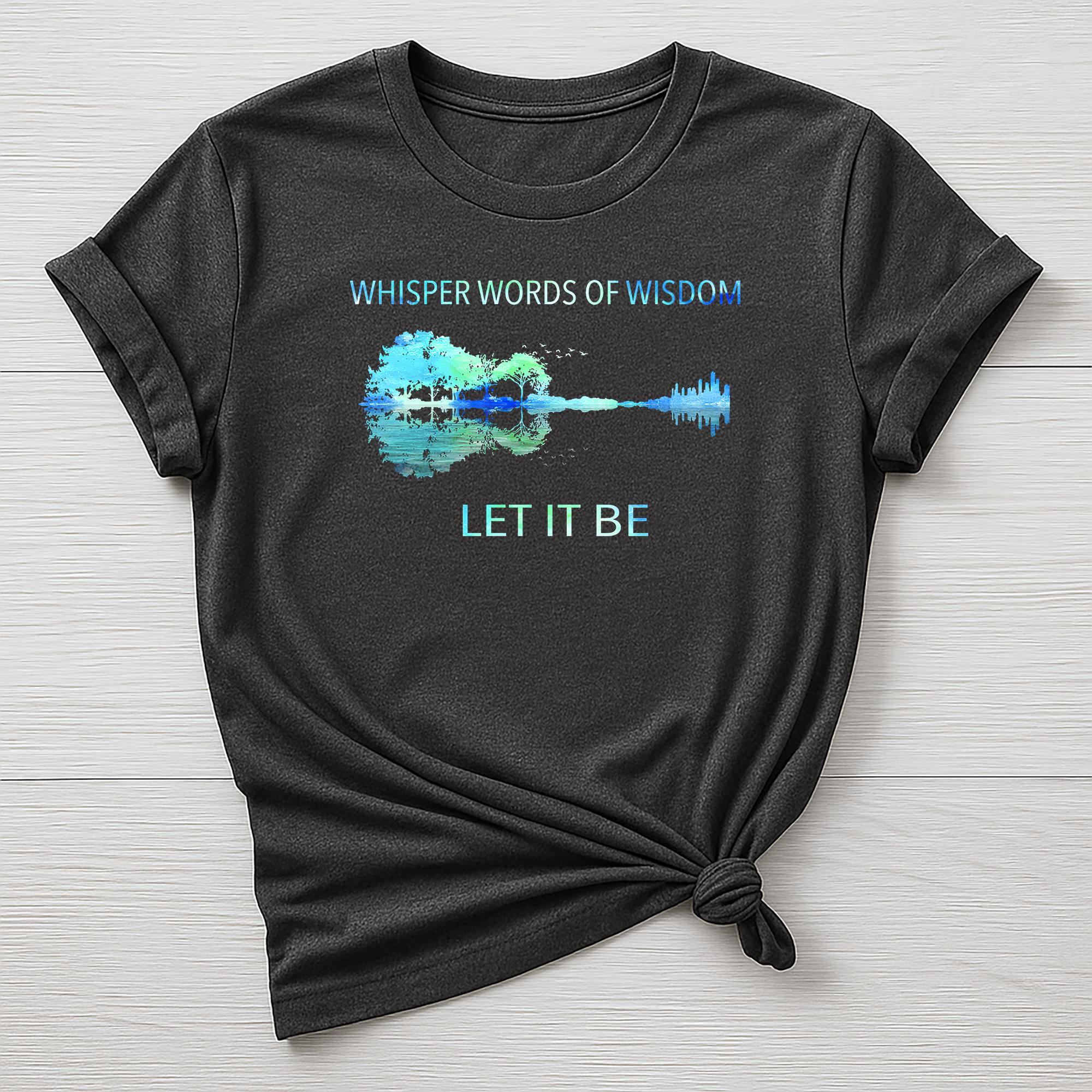 Let it Be T-Shirt : Music Design, Gildan Softstyle