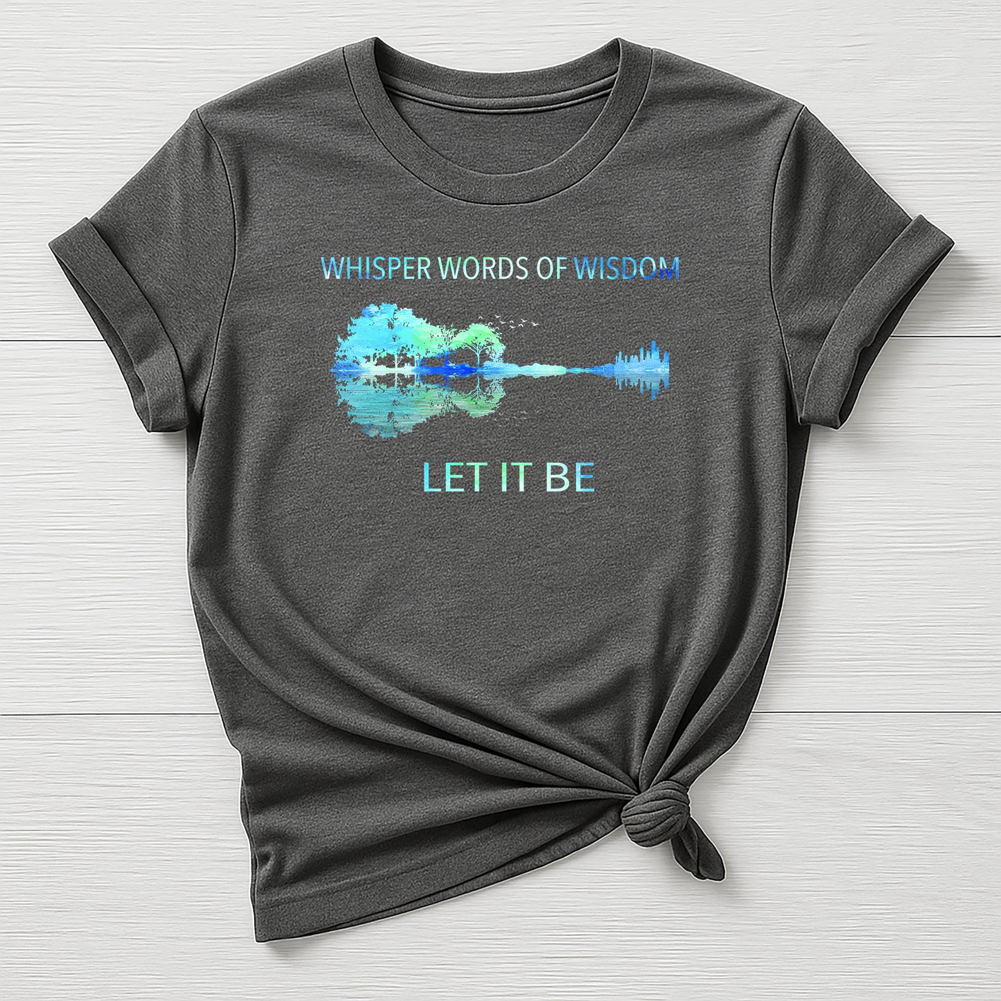 Let it Be T-Shirt : Music Design, Gildan Softstyle