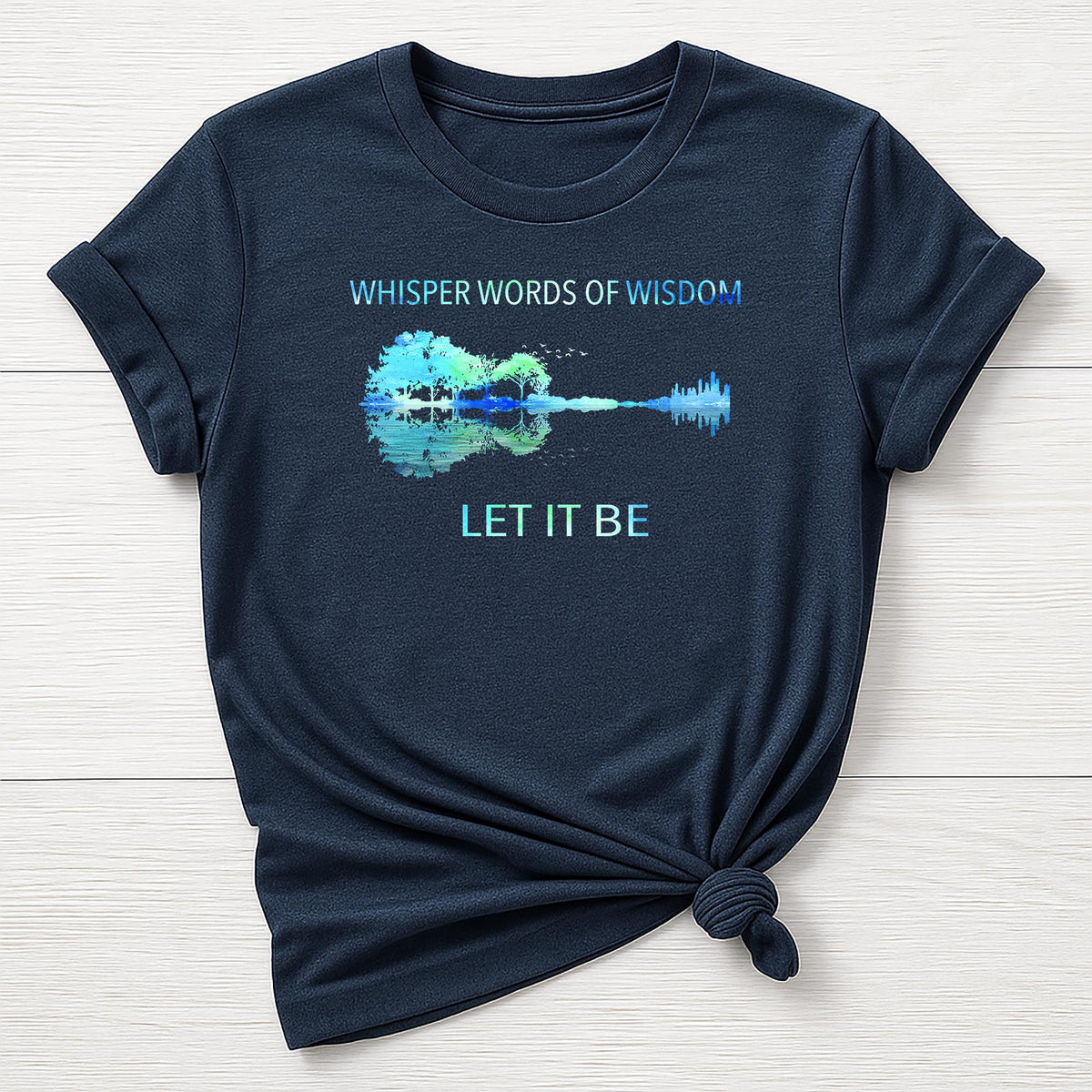 Let it Be T-Shirt : Music Design, Gildan Softstyle