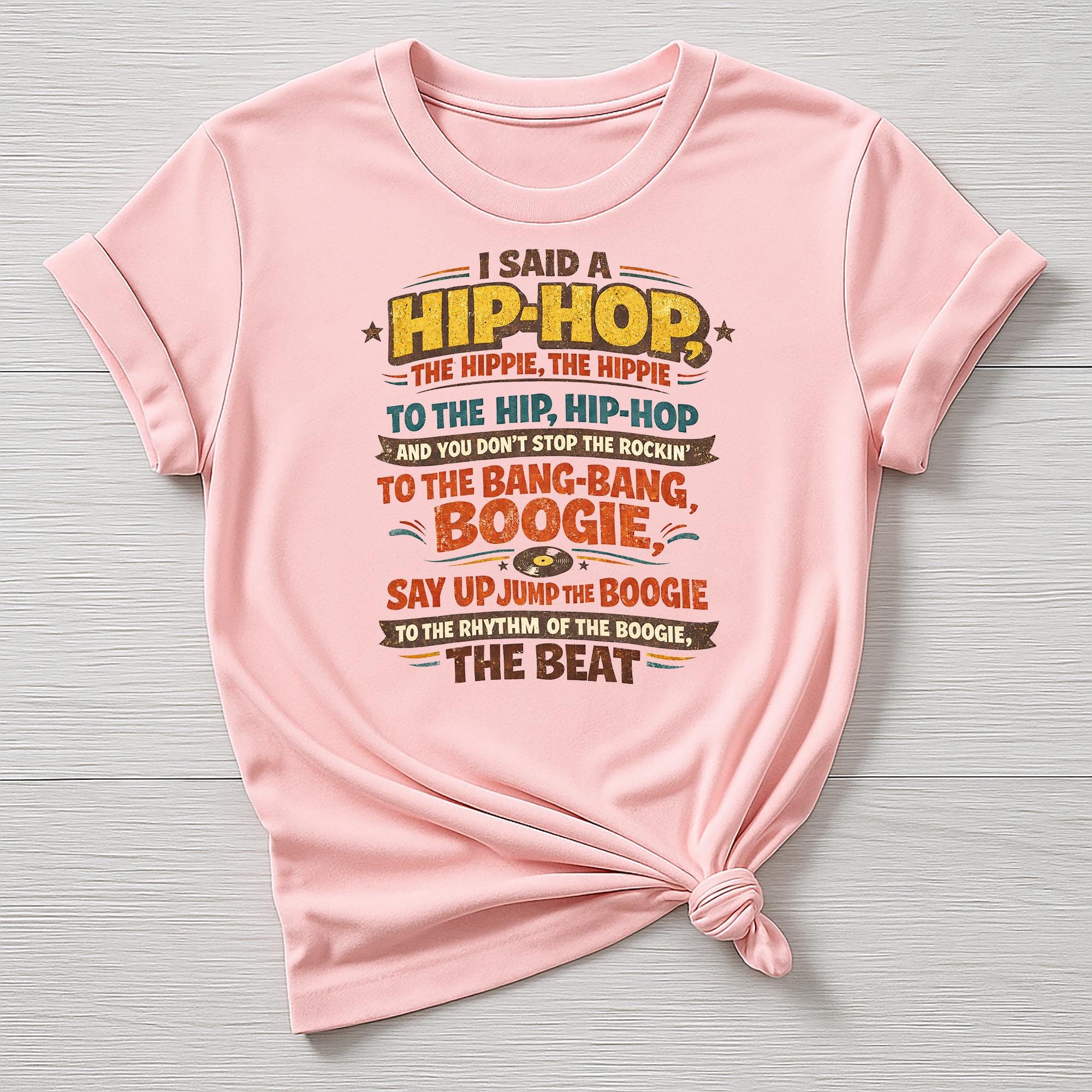 Music T-Shirt : Hip-Hop The Hippie Design, Gildan Softstyle