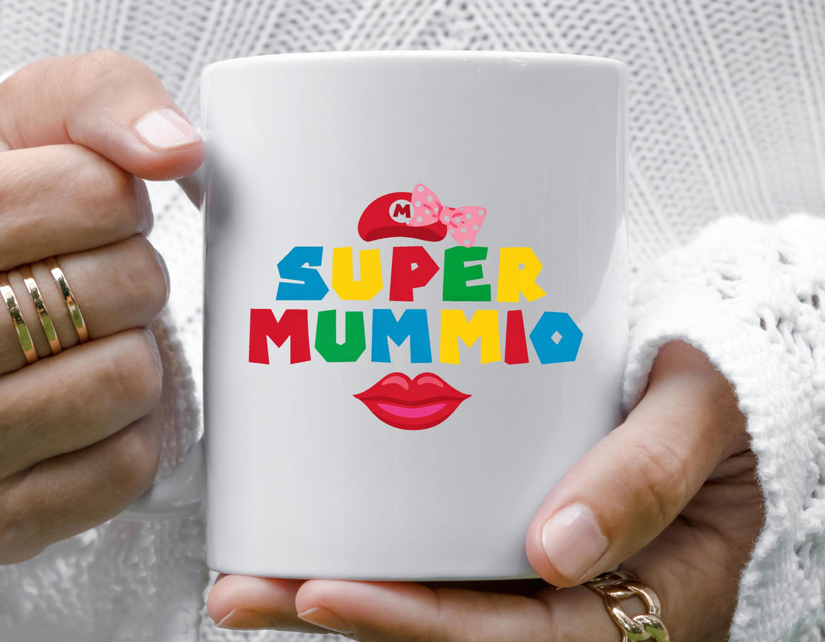 Mothers Day Mug -  Super Mummio Design - Fast Tracked UK Post!