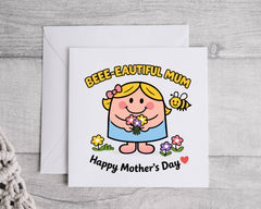Mothers Day Card -  Bee Mum Design