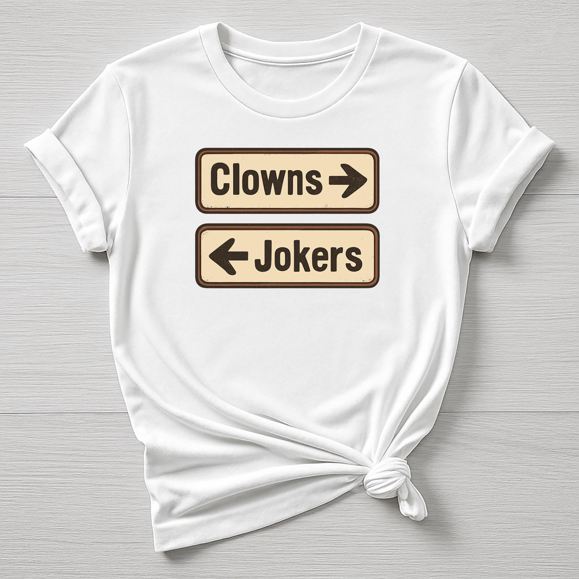 Music T-Shirt : Clowns to the Left of Me Design, Gildan Softstyle