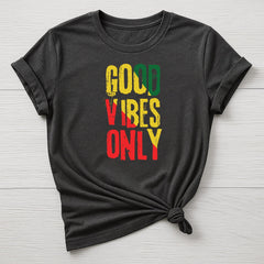 Music T-Shirt : Good Vibes Only Design, Gildan Softstyle