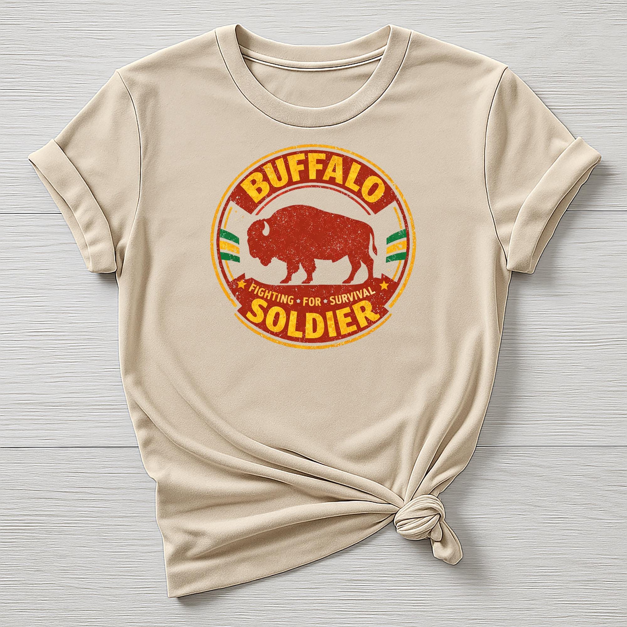 Music T-Shirt : Buffalo Soldier Design, Gildan Softstyle