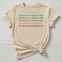 Music T-Shirt : You Can Get It Design, Gildan Softstyle