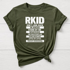 Music T-Shirt : RKID Britpop Design, Gildan Softstyle