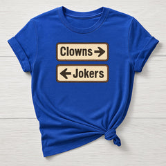 Music T-Shirt : Clowns to the Left of Me Design, Gildan Softstyle