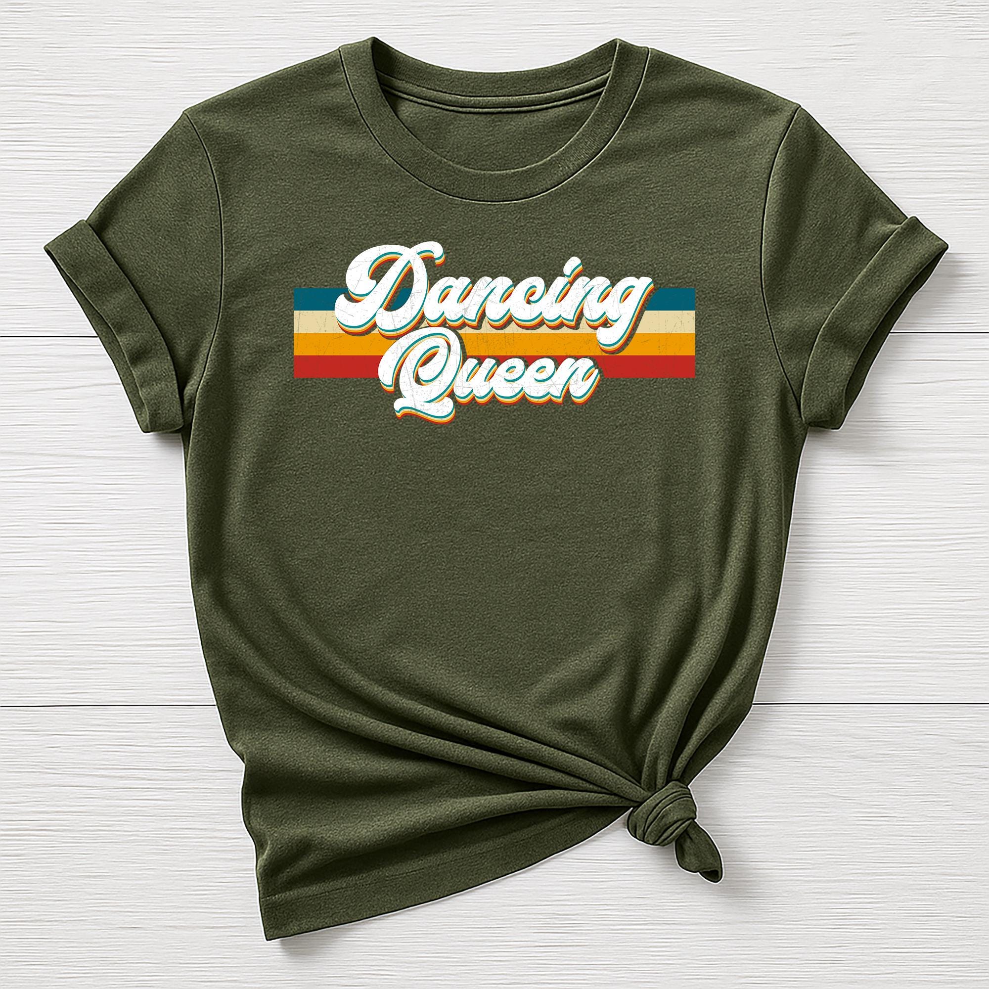 Music T-Shirt : Dancing Queen Design, Gildan Softstyle