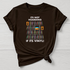 Music T-Shirt : Its Not Hoarding if its Vinyl Shelf Design, Gildan Softstyle