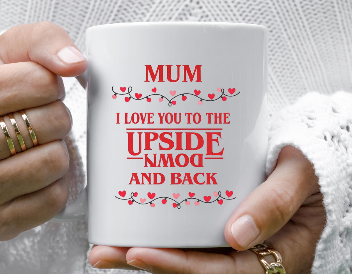 Mothers Day Mug - Upside Down Design - Cult TV Parody Design
