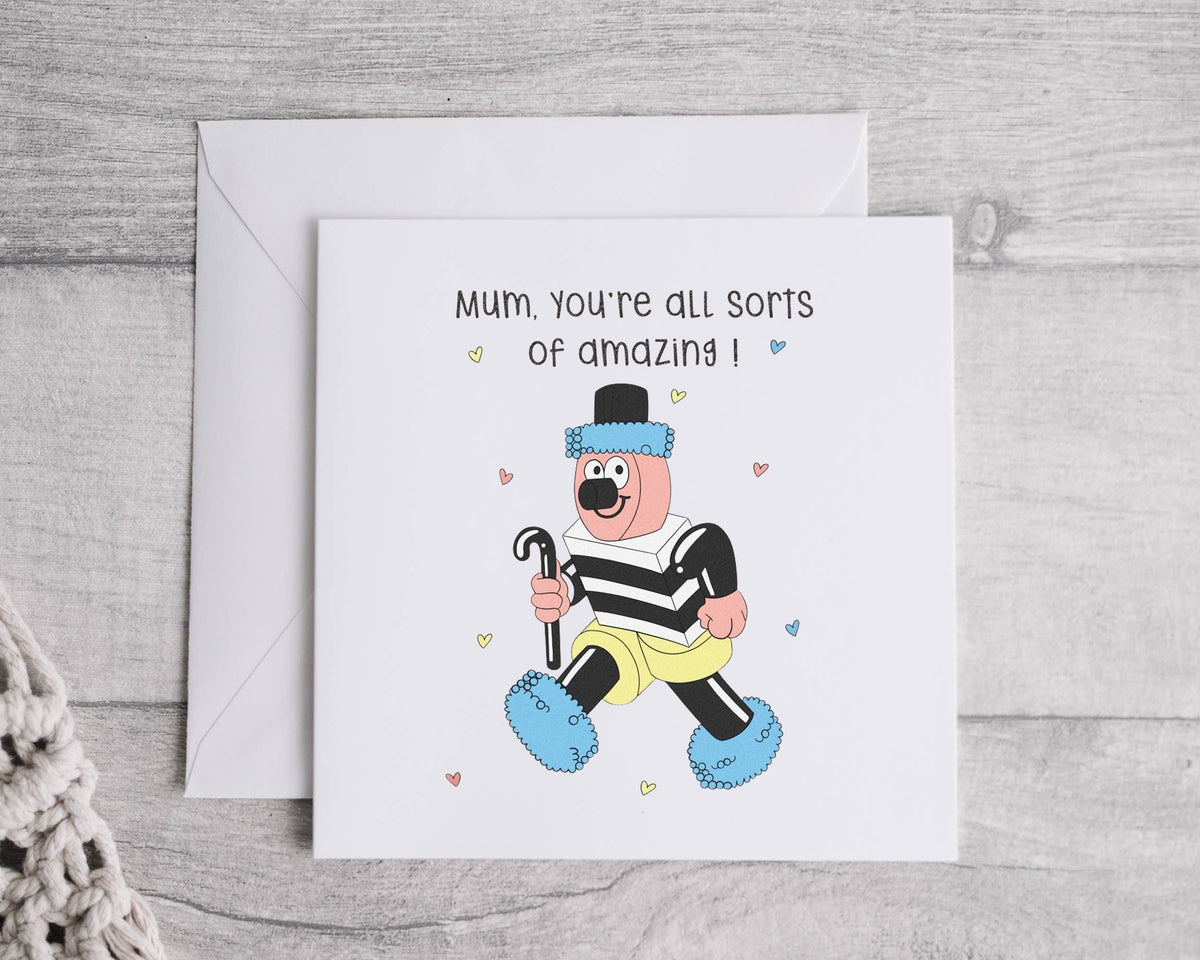 Mum Birthday Card - Mum Allsorts Design