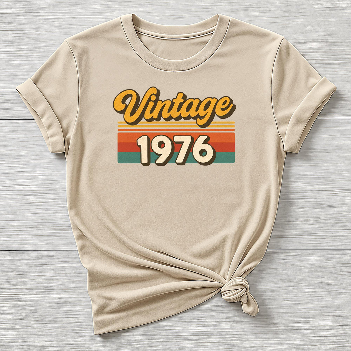 50th Birthday T-Shirt : Vintage 1976 Design, Gildan Softstyle