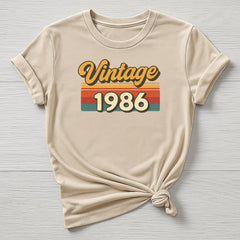 40th Birthday T-Shirt : Vintage 1986 Design, Gildan Softstyle