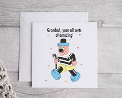 Grandad Birthday Card - Allsorts Design