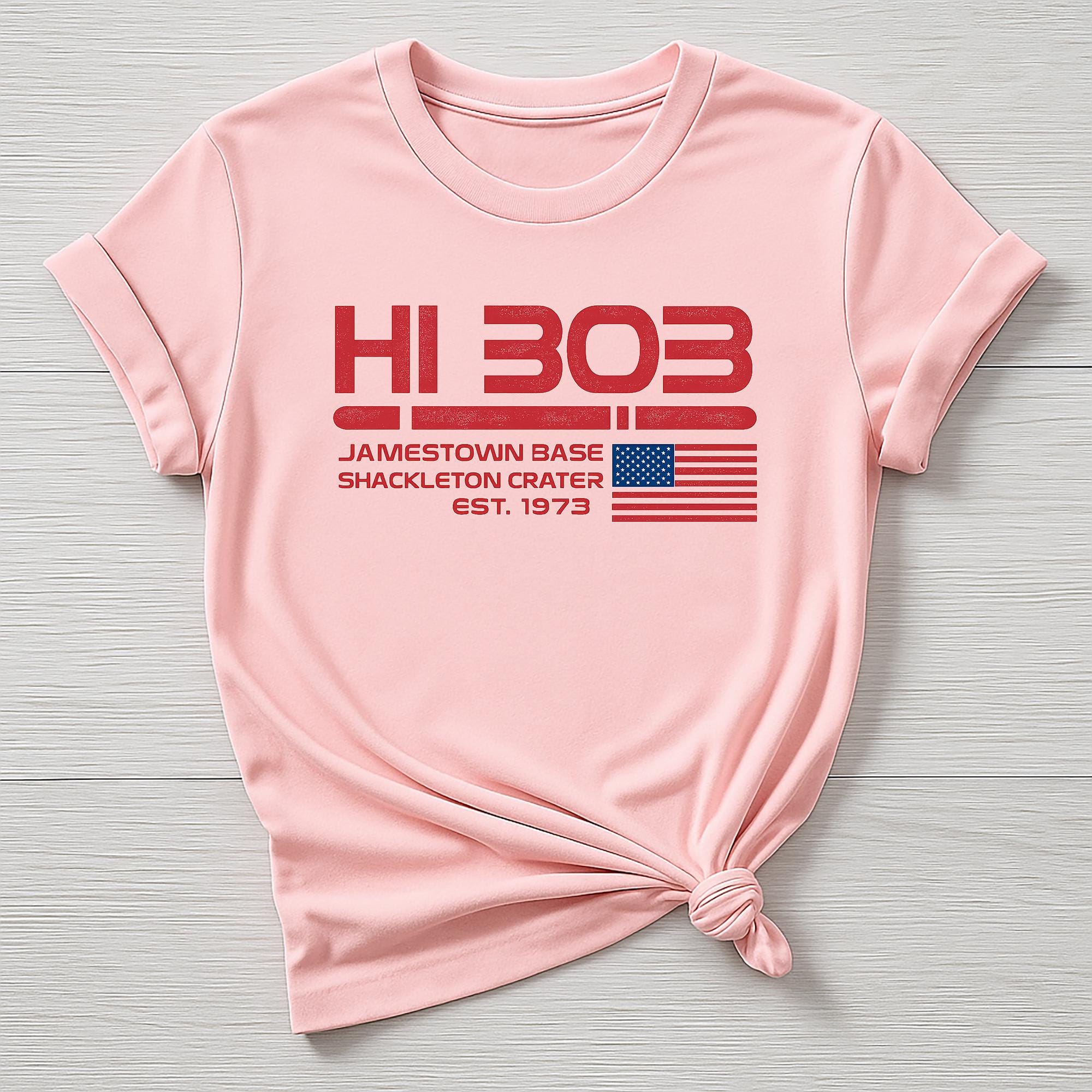 Hi Bob T-Shirt : Cult TV Space Design, Gildan Softstyle