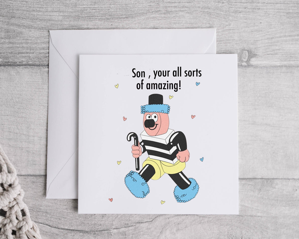 Son Birthday Card - Allsorts Design