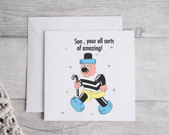Son Birthday Card - Allsorts Design