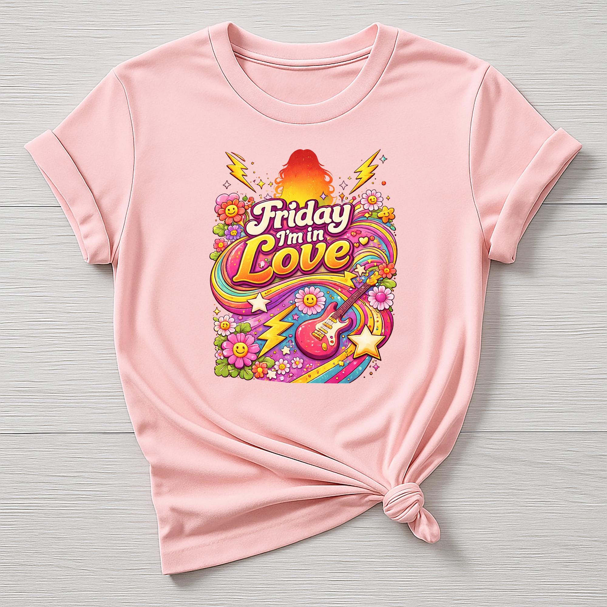 Music T-Shirt : Friday I'm in Love 90's Retro Design, Gildan Softstyle