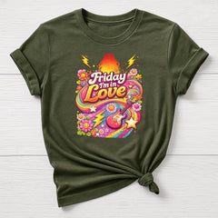 Music T-Shirt : Friday I'm in Love 90's Retro Design, Gildan Softstyle