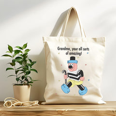 Grandma Birthday Tote Bag - All Sorts Design - Tracked UK Shipping