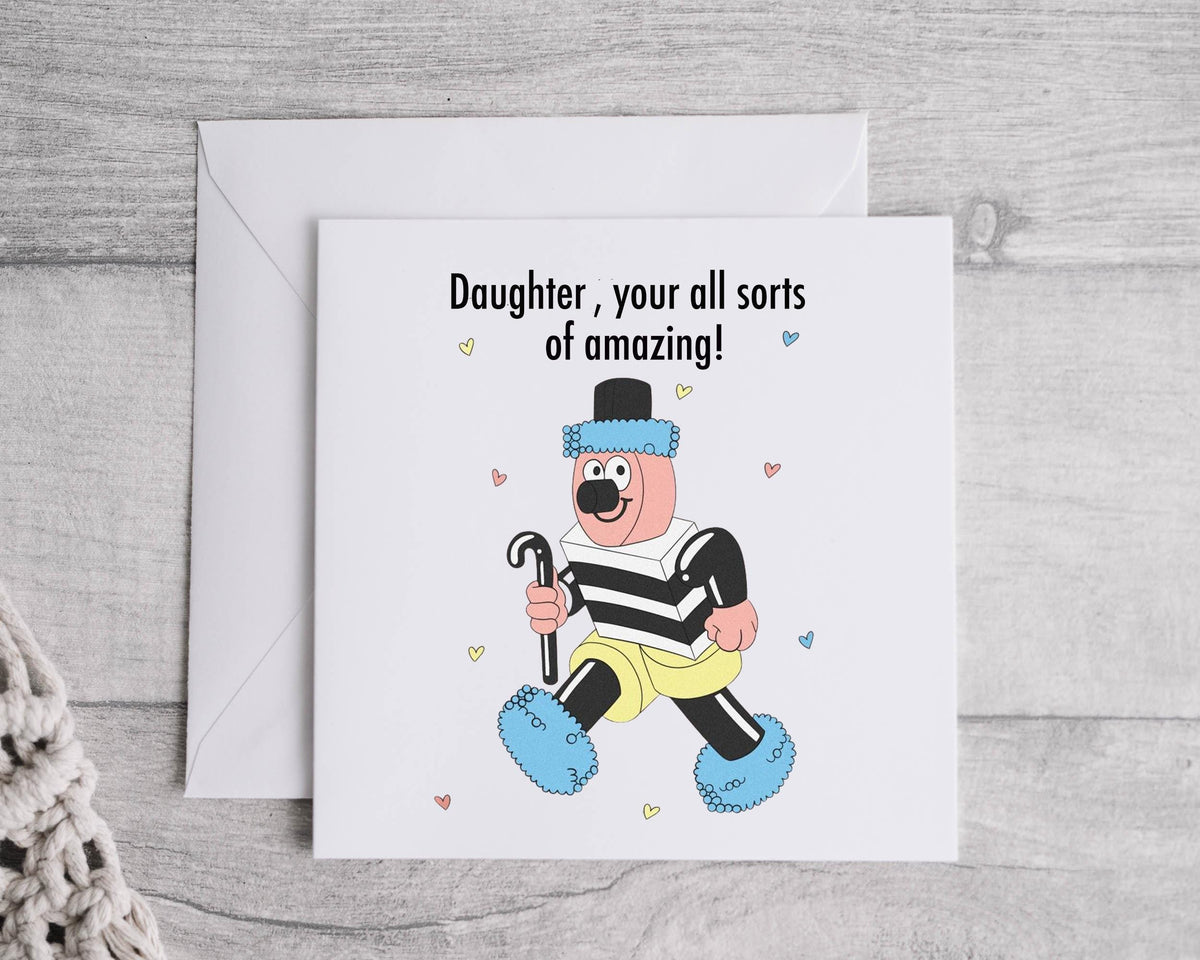 Daughter Birthday Card - Allsorts Design
