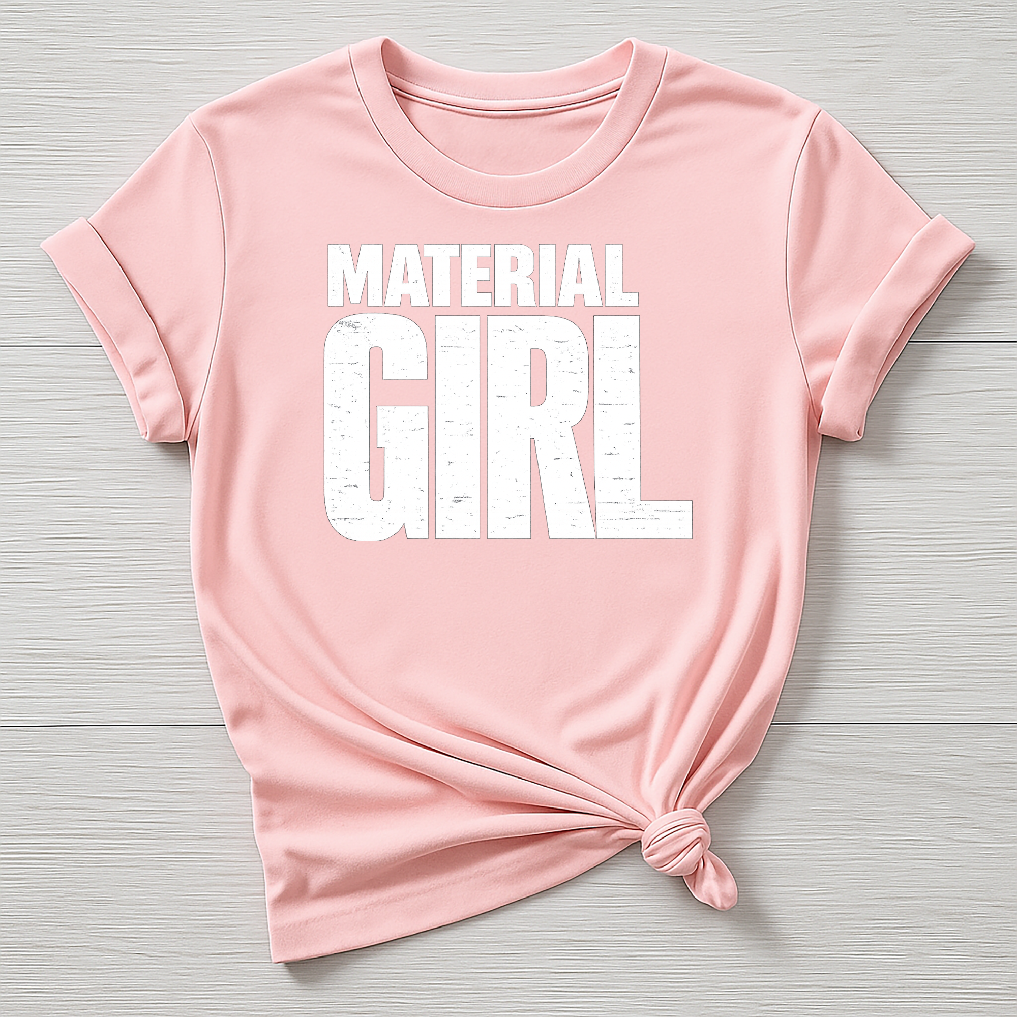 Music T-Shirt : Material Girl Design, Gildan Softstyle