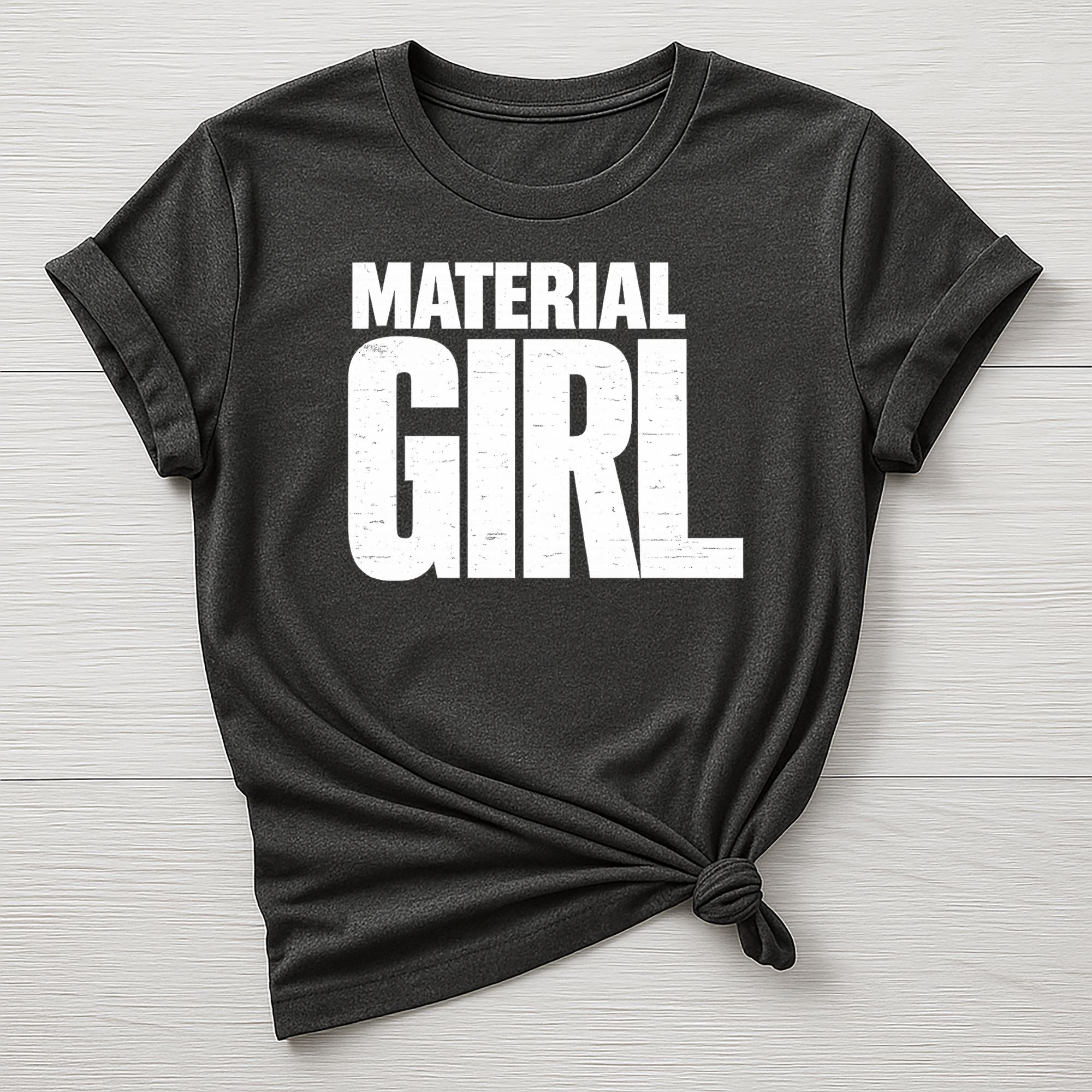 Music T-Shirt : Material Girl Design, Gildan Softstyle