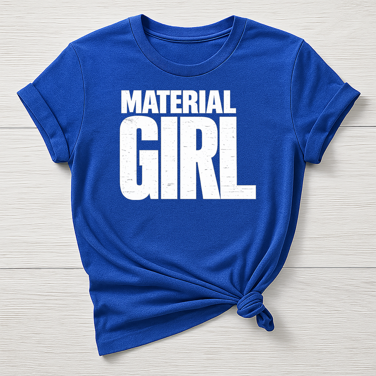 Music T-Shirt : Material Girl Design, Gildan Softstyle