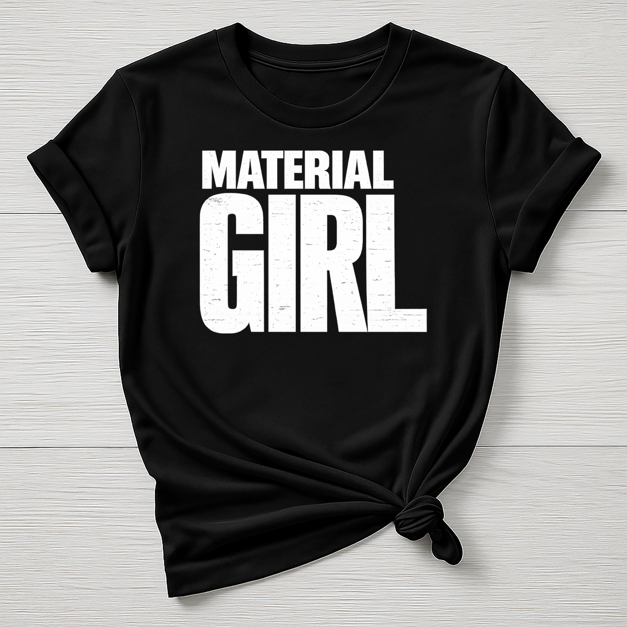 Music T-Shirt : Material Girl Design, Gildan Softstyle