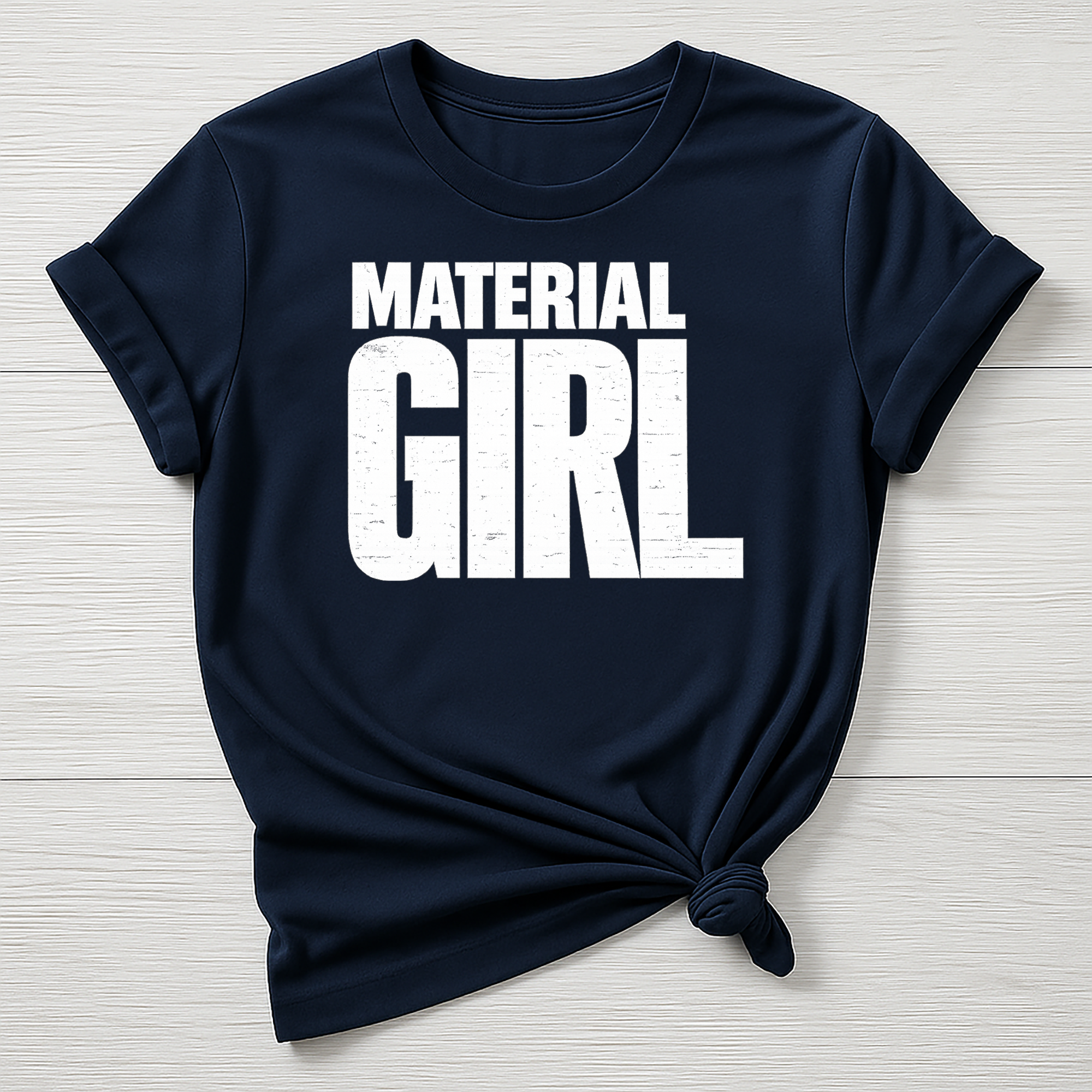 Music T-Shirt : Material Girl Design, Gildan Softstyle