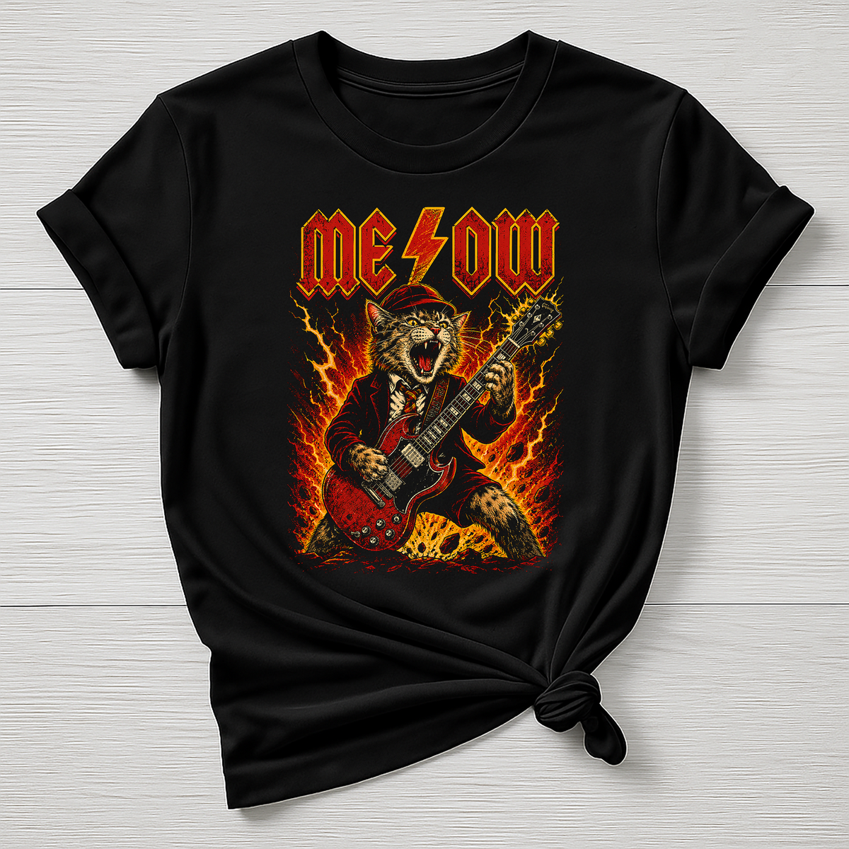 Animal Rock T-Shirt - ME/OW Design , Gildan Softstyle