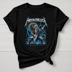 Animal Rock T-Shirt - Meowtallica  Design , Gildan Softstyle