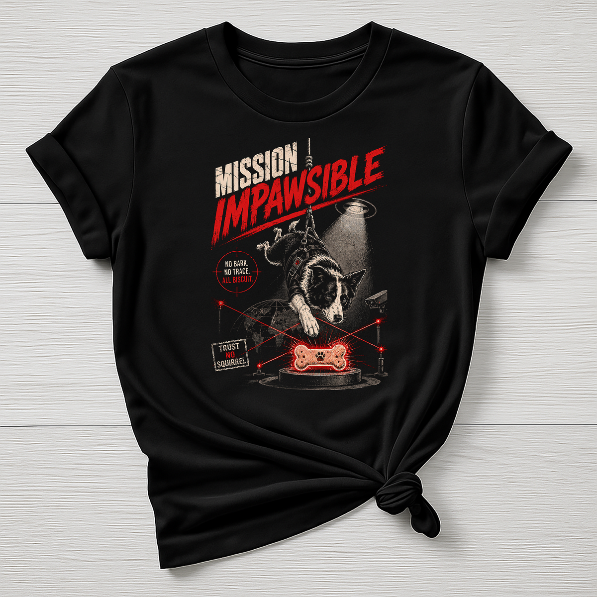 Animal Movie T-Shirt - Mission Inpawsible Design , Gildan Softstyle