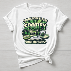 Music T-Shirt : People Born Before Design, Gildan Softstyle