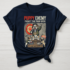 Animal Rock T-Shirt - Puppy Enemy Design - Gildan Softstyle