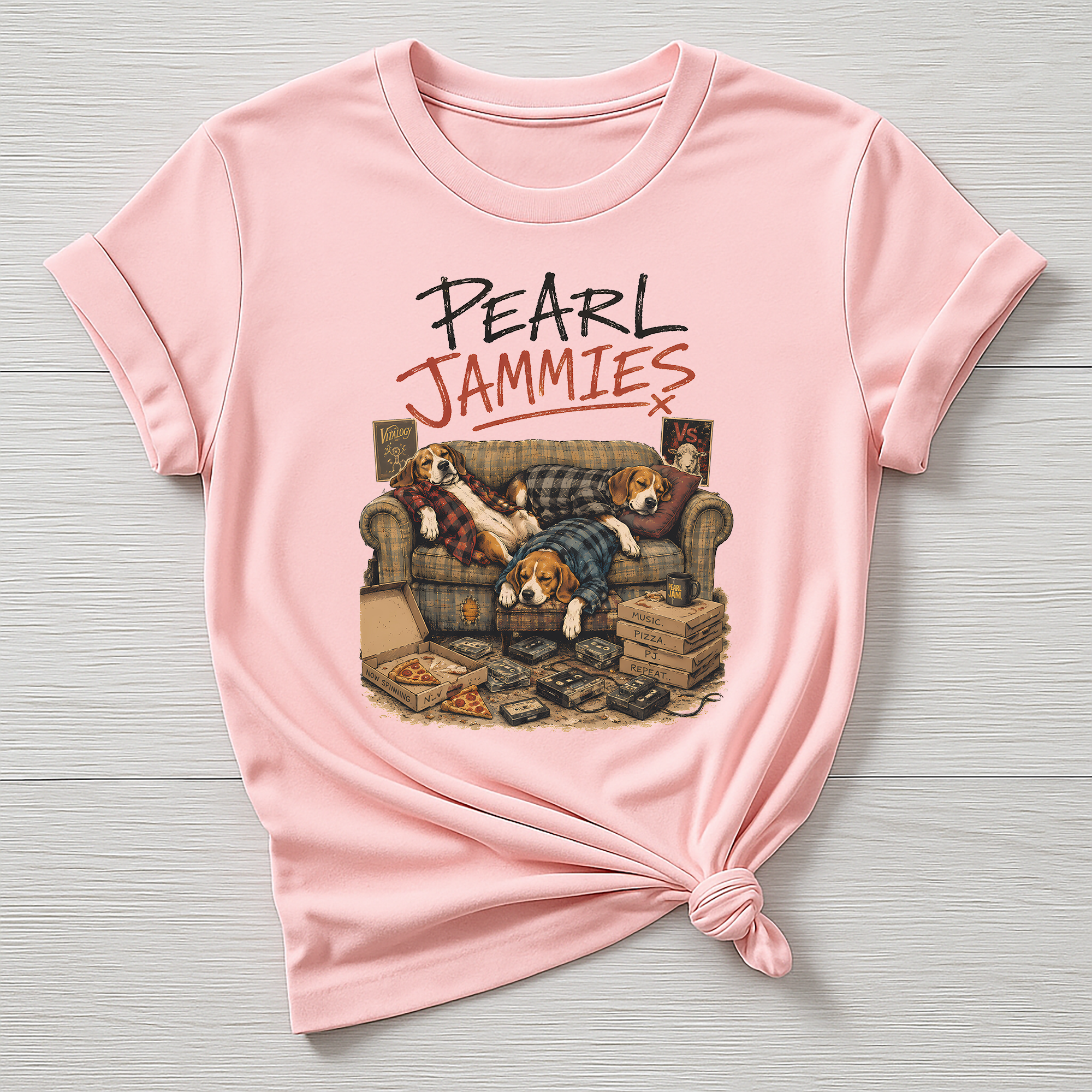 Animal Rock T-Shirt - Pearl Jammies Design - Gildan Softstyle