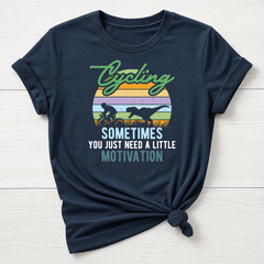 Cycling T-Shirt : Motivation Design, Gildan Softstyle