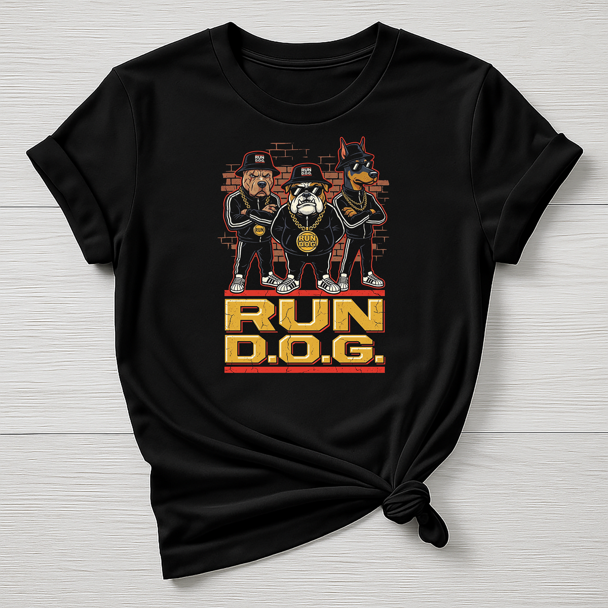 Animal Rock T-Shirt - Run D.O.G Design - Gildan Softstyle