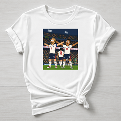 England Football World Cup T-Shirt : Celebration Design, Gildan Softstyle
