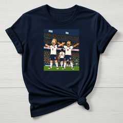 England Football World Cup T-Shirt : Celebration Design, Gildan Softstyle