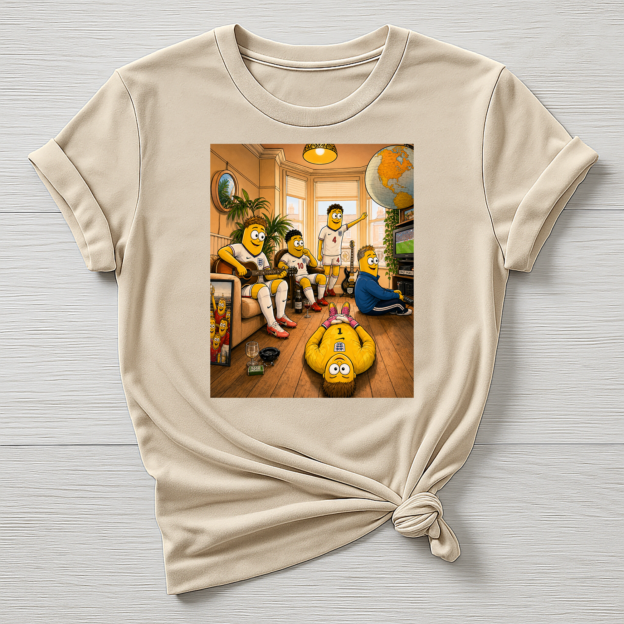 England Football World Cup T-Shirt : Living Room Design, Gildan Softstyle