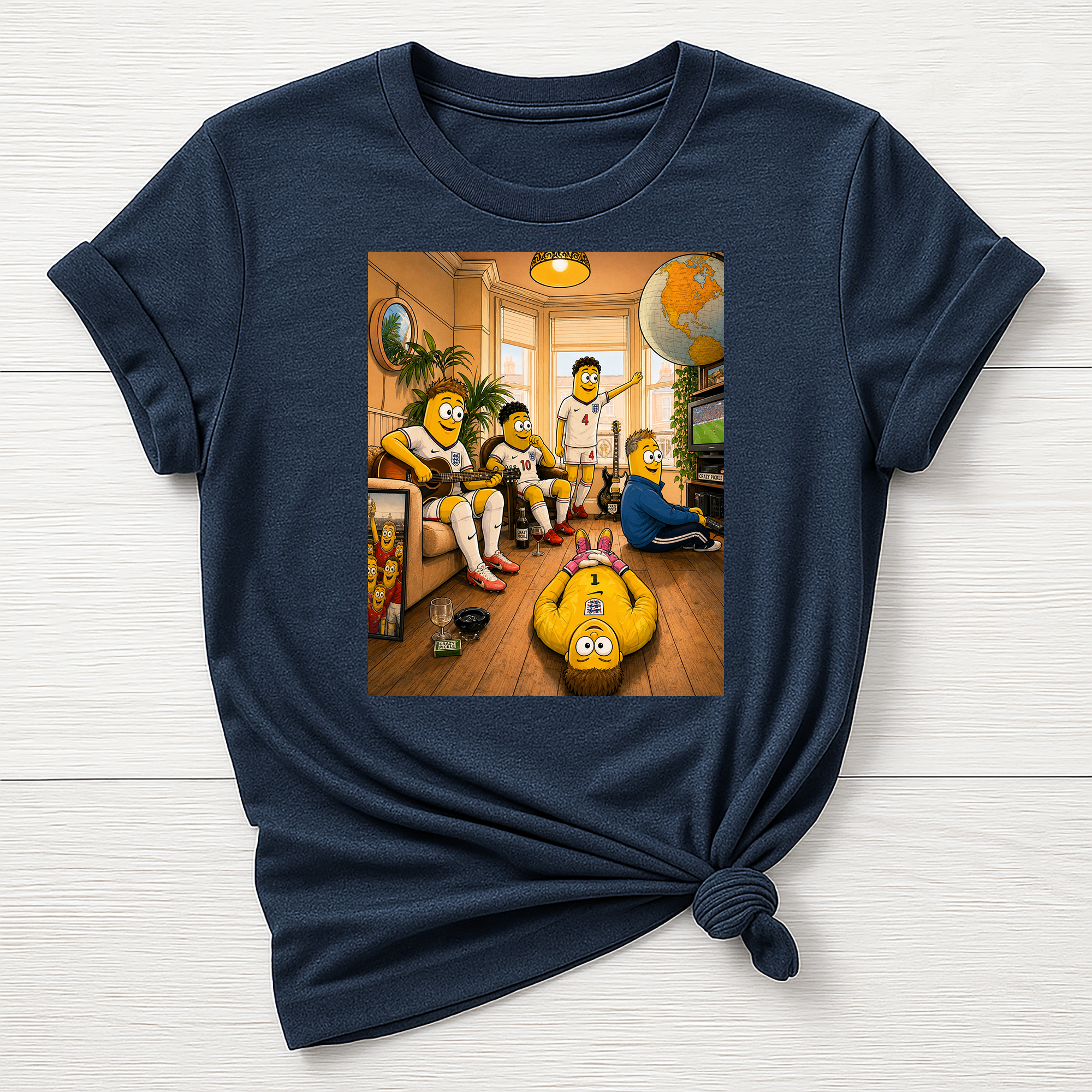 England Football World Cup T-Shirt : Living Room Design, Gildan Softstyle