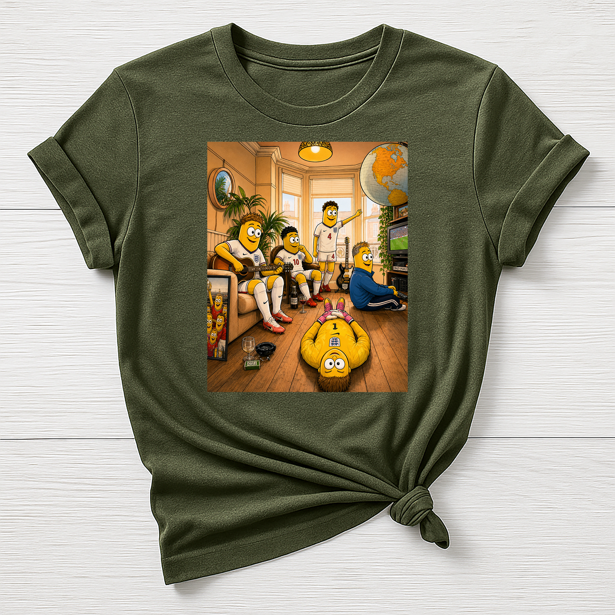 England Football World Cup T-Shirt : Living Room Design, Gildan Softstyle
