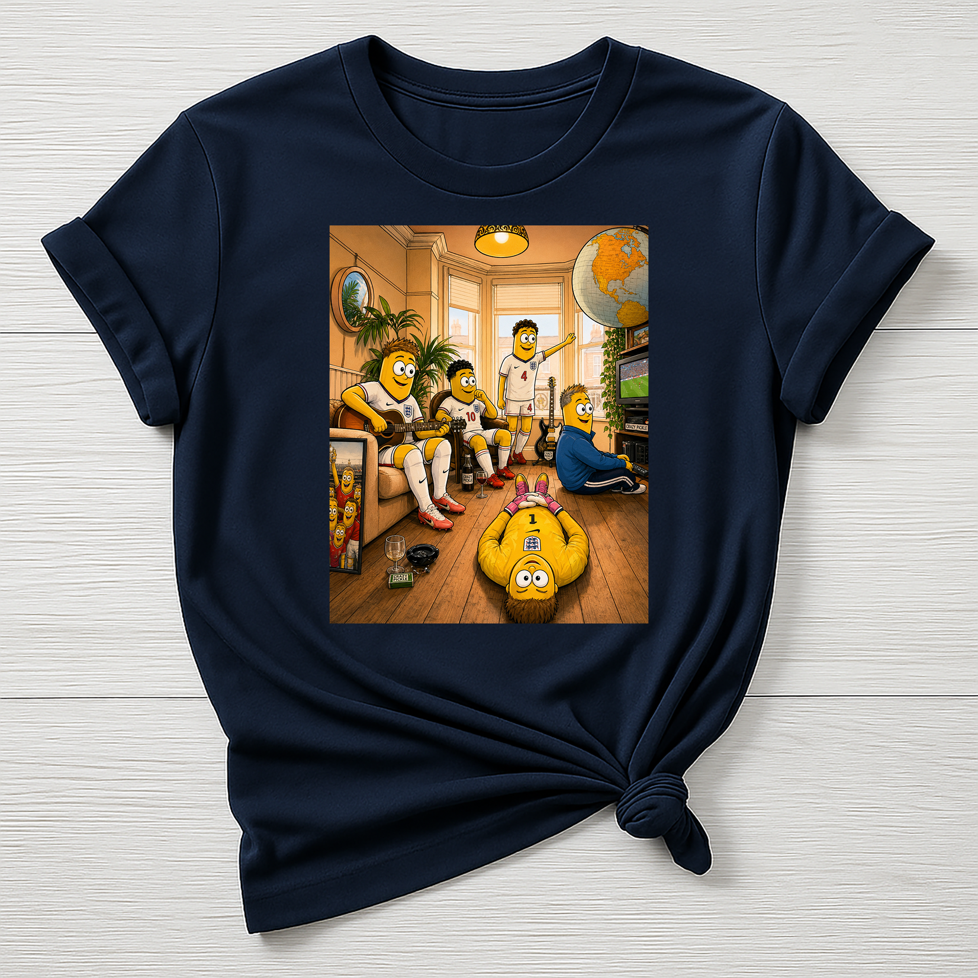 England Football World Cup T-Shirt : Living Room Design, Gildan Softstyle