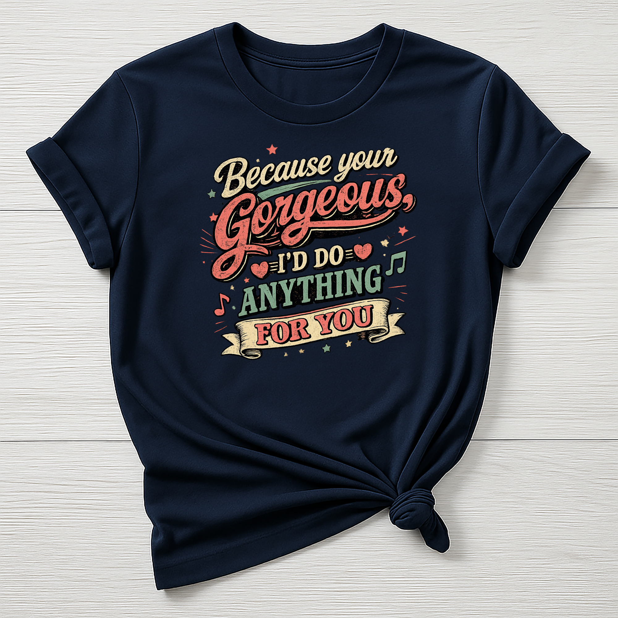 Your Gorgeous T-Shirt - Music Design - Gildan Softstyle