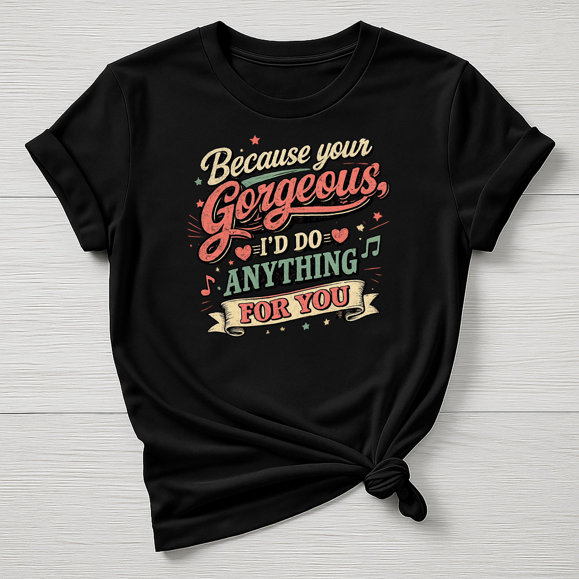 Your Gorgeous T-Shirt - Music Design - Gildan Softstyle