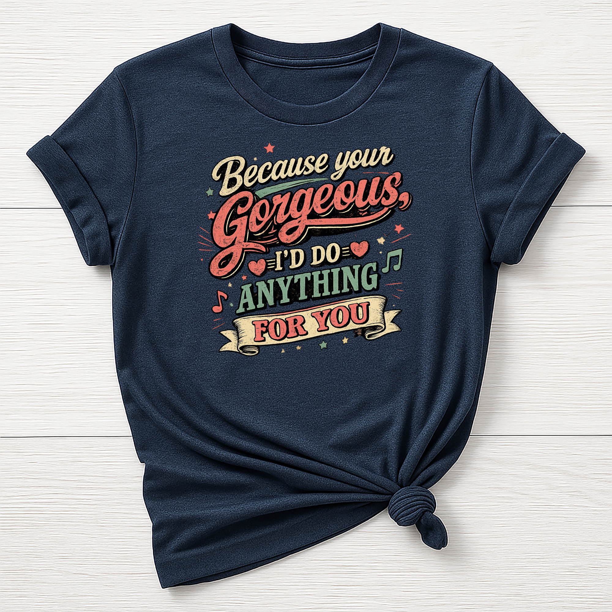 Your Gorgeous T-Shirt - Music Design - Gildan Softstyle