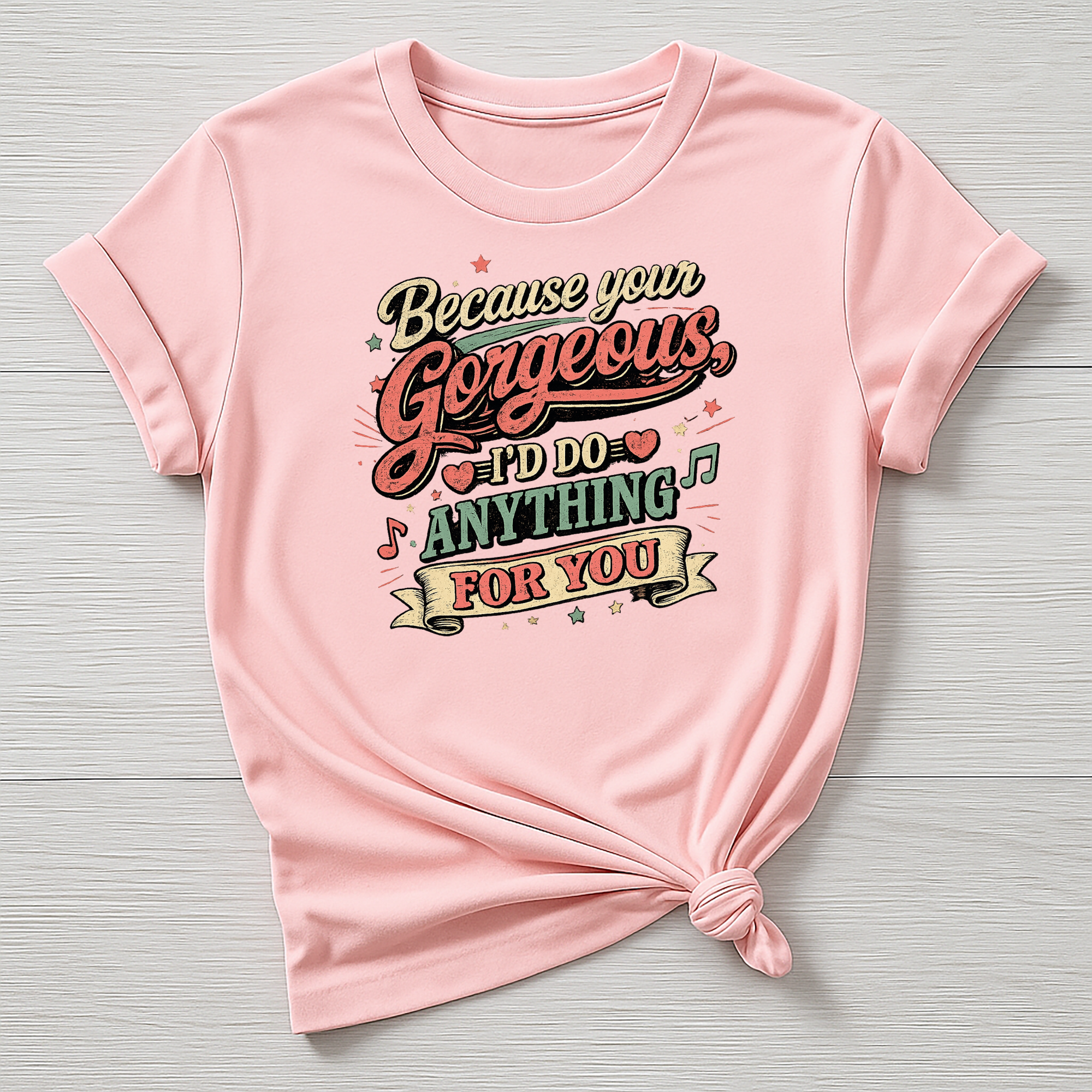 Your Gorgeous T-Shirt - Music Design - Gildan Softstyle
